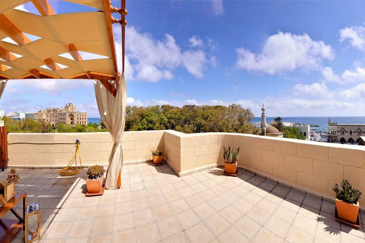 Center Penthouse - Medieval Town 10'- Beach 2' Rhodes City Exterior photo