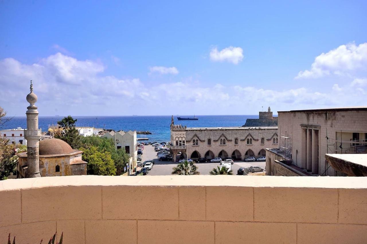 Center Penthouse - Medieval Town 10'- Beach 2' Rhodes City Exterior photo